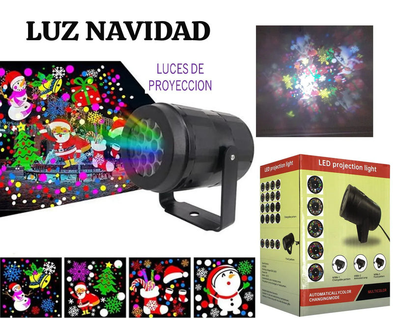 Proyector Navidad Luces LED