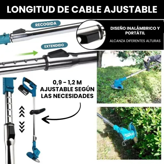 Guadaña TurboBlade™ – ¡Corta Todo en Minutos! Oferta Relámpago: ¡Solo Hoy con 2 Baterías Incluidas!